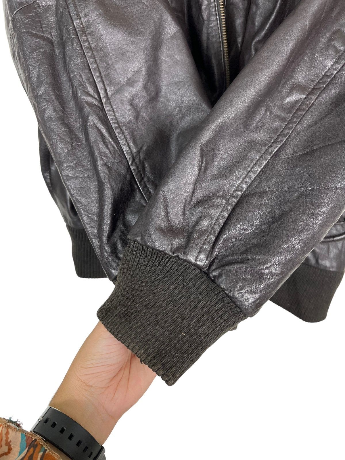 Japanese Brand 🔥 VINTAGE 60s COWHIDE AVIATOR LEATHER JACKET Size US M / EU 48-50 / 2 - 12 Thumbnail