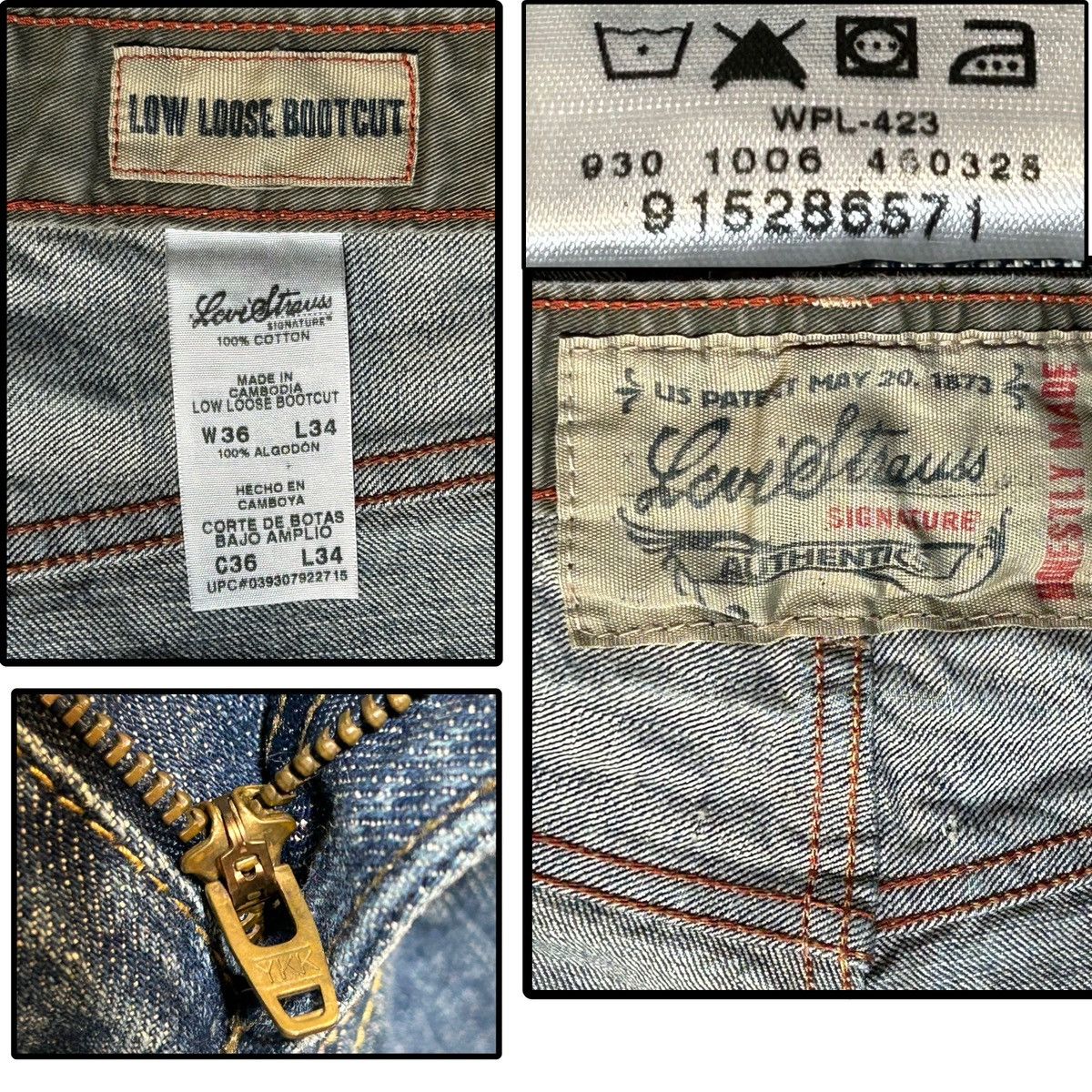 Levi's Levi’s Signature 2006 Low Rise Boot Cut Size US 38 / EU 54 - 7 Thumbnail
