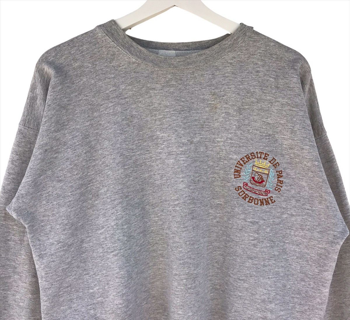 Japanese Brand × Vintage Vintage UNIVERSITY DE PARIS crewneck sweatshirt Size US M / EU 48-50 / 2 - 2 Thumbnail