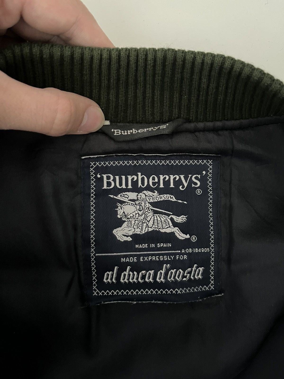 Burberry Burberry Varsity Jacket / Collage Jacket / Vintage - Wool Size US L / EU 52-54 / 3 - 5 Thumbnail