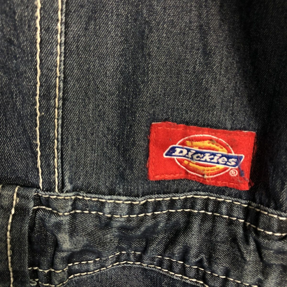 Japanese Brand 🔥VINTAGE DENIM WORKER OVERALL DICKIES USA INDIGO Size US 32 / EU 48 - 20 Thumbnail