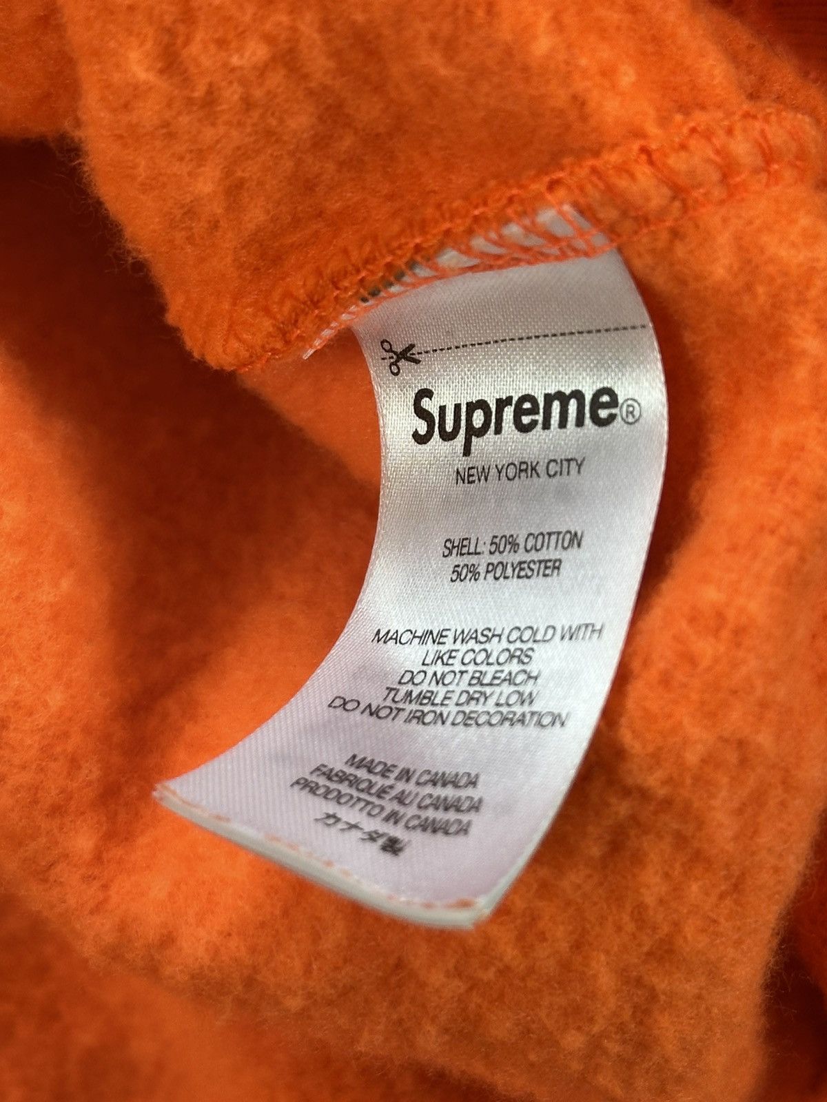 Supreme Supreme Small Box Hooded Sweatshirt Orange Size US L / EU 52-54 / 3 - 5 Thumbnail