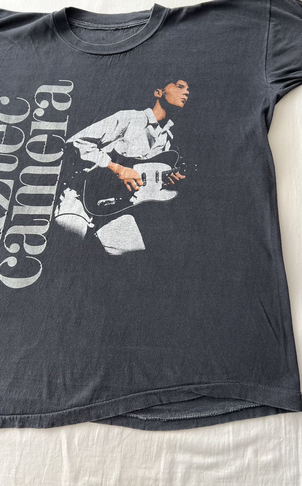 Band Tees Vintage 1988 Aztec Camera Tour 80s Pop Band Black T-shirt Size US L / EU 52-54 / 3 - 9 Thumbnail