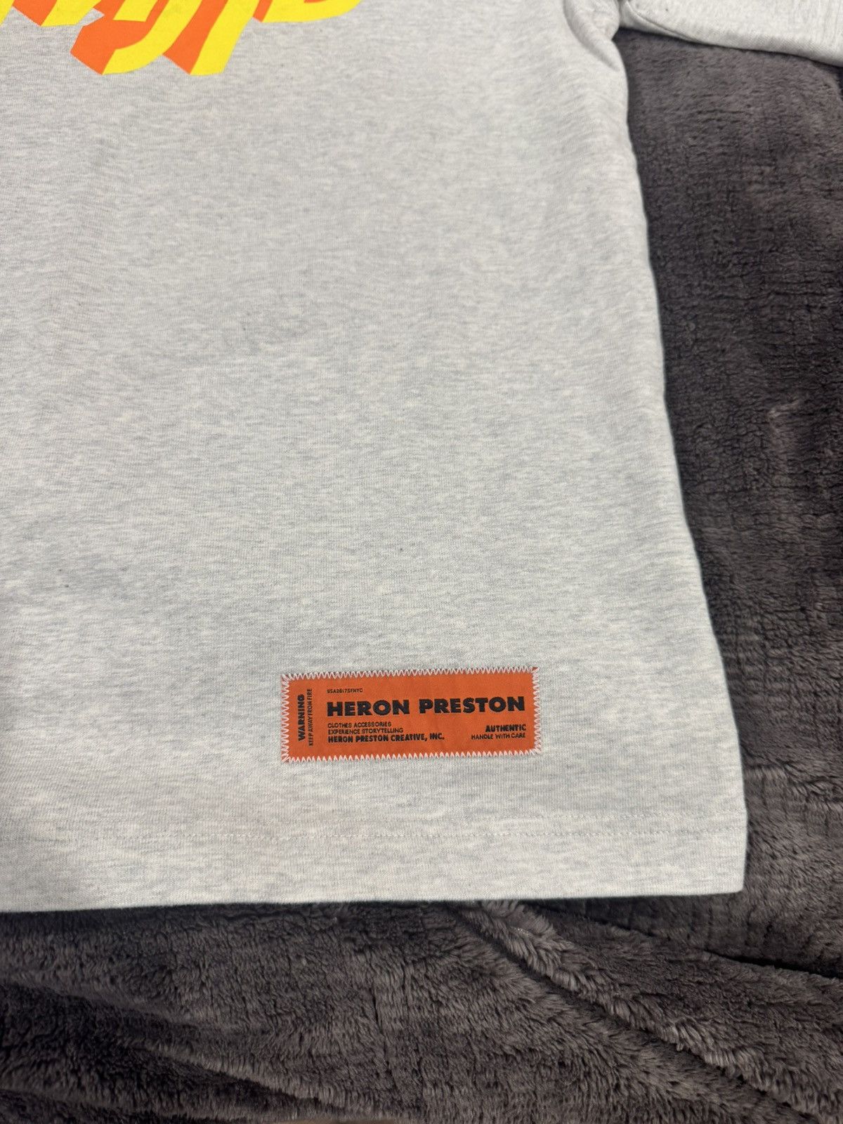 Heron Preston HERON PRESTON OVERSIZED T-SHIRT GREY XS Size US XS / EU 42 / 0 - 5 Thumbnail