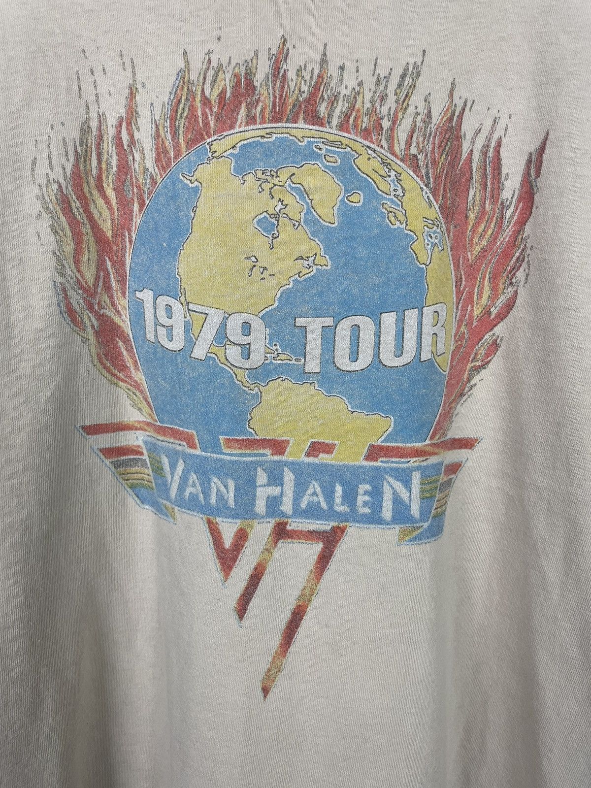 Band Tees Van Halen Rock Band 1979 Tour Shirt Size US L / EU 52-54 / 3 - 4 Thumbnail