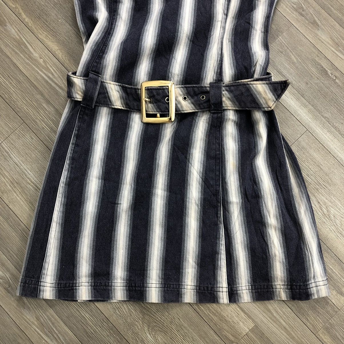 Hysteric Glamour Vintage Hysteric Glamour Love Striped Dressed With Belt Y2K Size S / US 4 / IT 40 - 3 Thumbnail