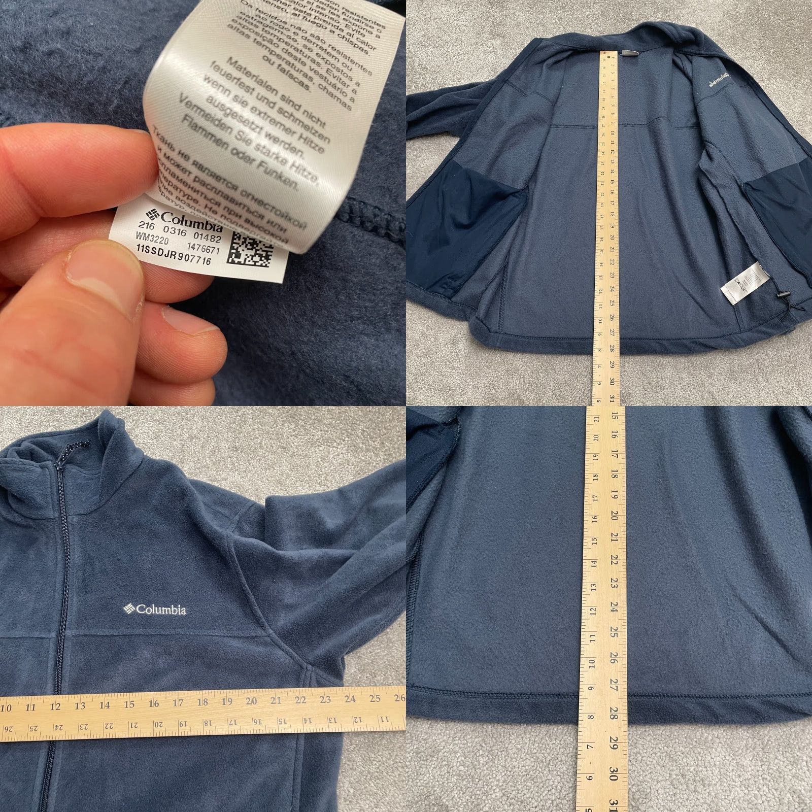 Vintage Columbia Steens Mountain Fleece Jacket Men L Blue Full Zip Pockets Outdoor Size US L / EU 52-54 / 3 - 8 Thumbnail