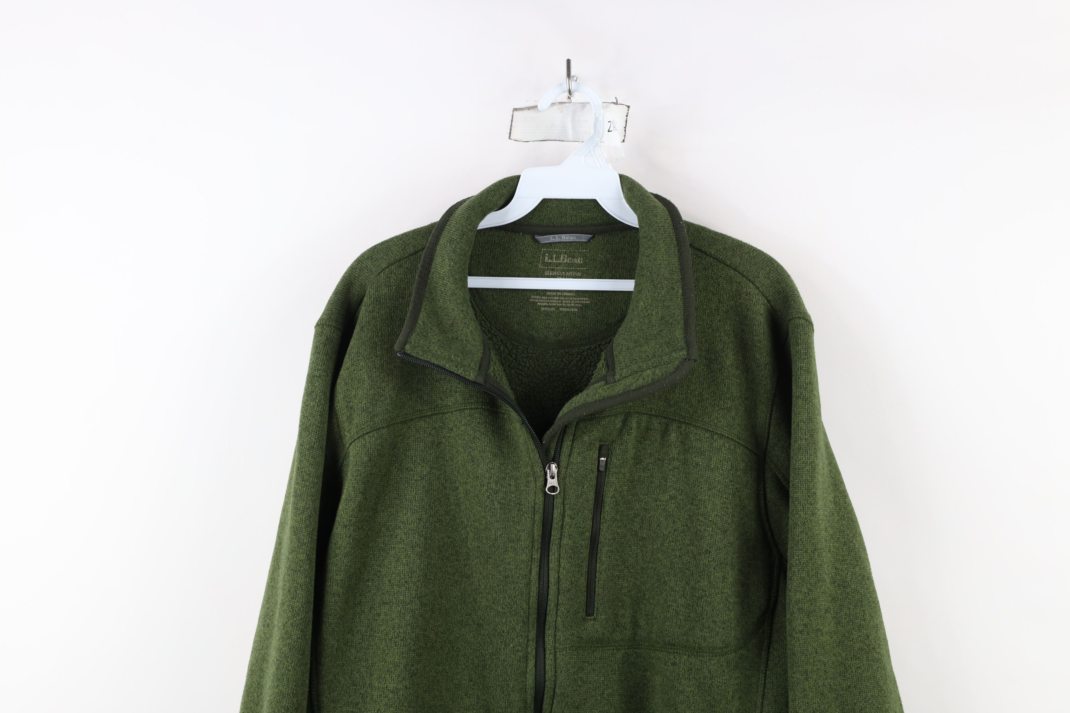 L.L. Bean × Vintage Vintage LL Bean Fleece Knit Full Zip Sweater Jacket Swacket Size US L / EU 52-54 / 3 - 2 Thumbnail