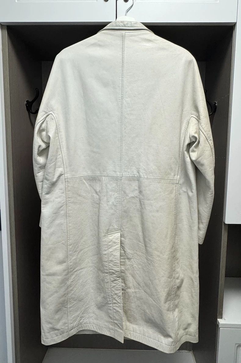 Yohji Yamamoto Yohji Yamamoto Yohji Yamamoto 1997AW White Leather Coat Size US S / EU 44-46 / 1 - 2 Thumbnail