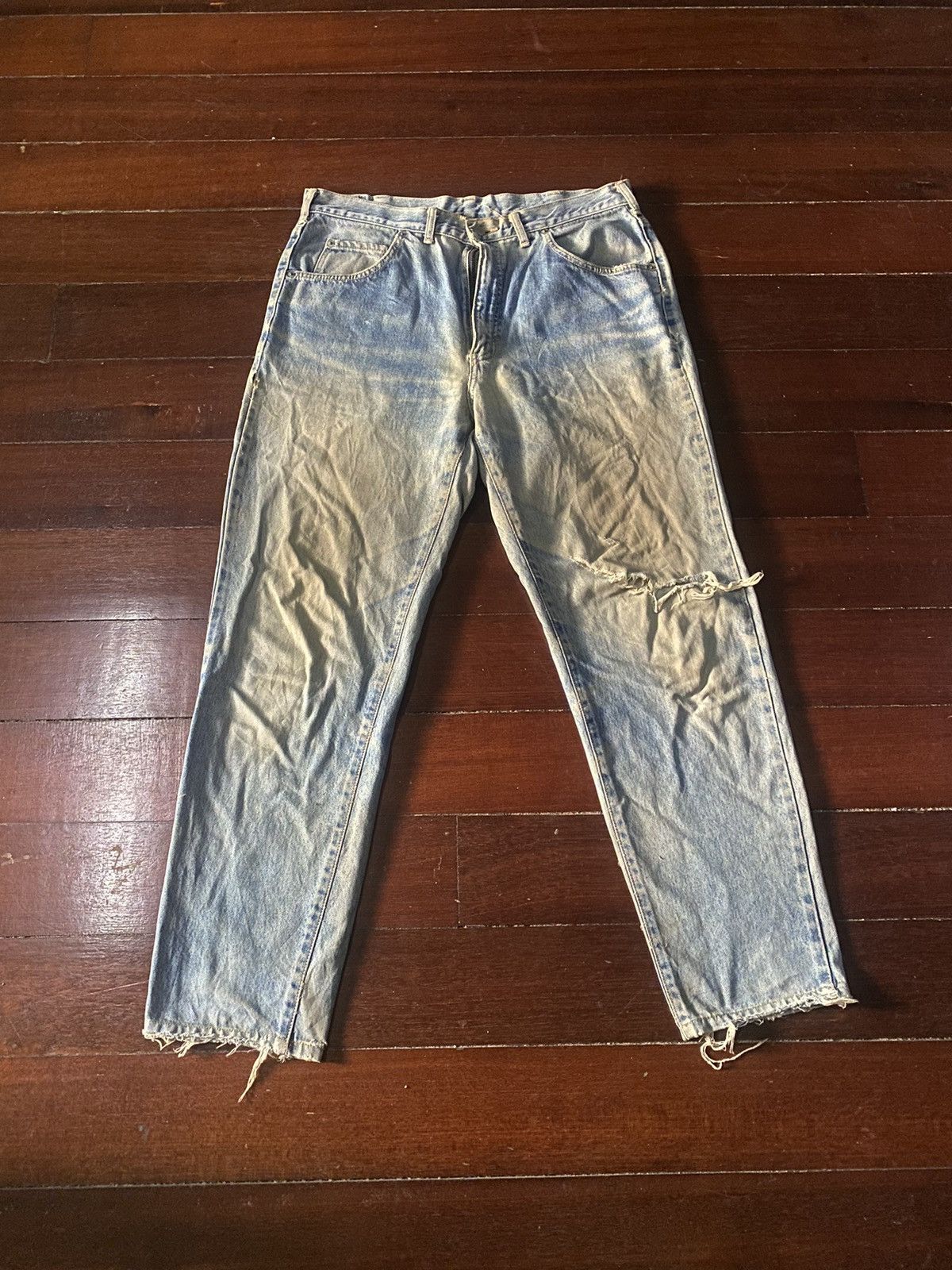 Edwin × Vintage FIRE 🔥 VINTAGE EDWIN INTERNATIONAL distressed faded mud wash Size US 36 / EU 52 - 1 Thumbnail