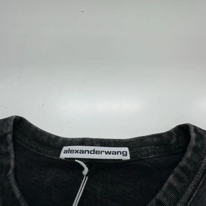 Alexander Wang Alexander Wang SS23 Acid Wash Logo T-Shirt - Size M / US 6-8 / IT 42-44 - 6 Thumbnail