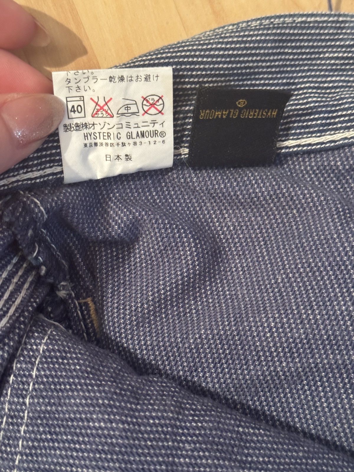 Hysteric Glamour Hysteric Glamour Pinstripe Denim Shorts Size 28" / US 6 / IT 42 - 8 Thumbnail
