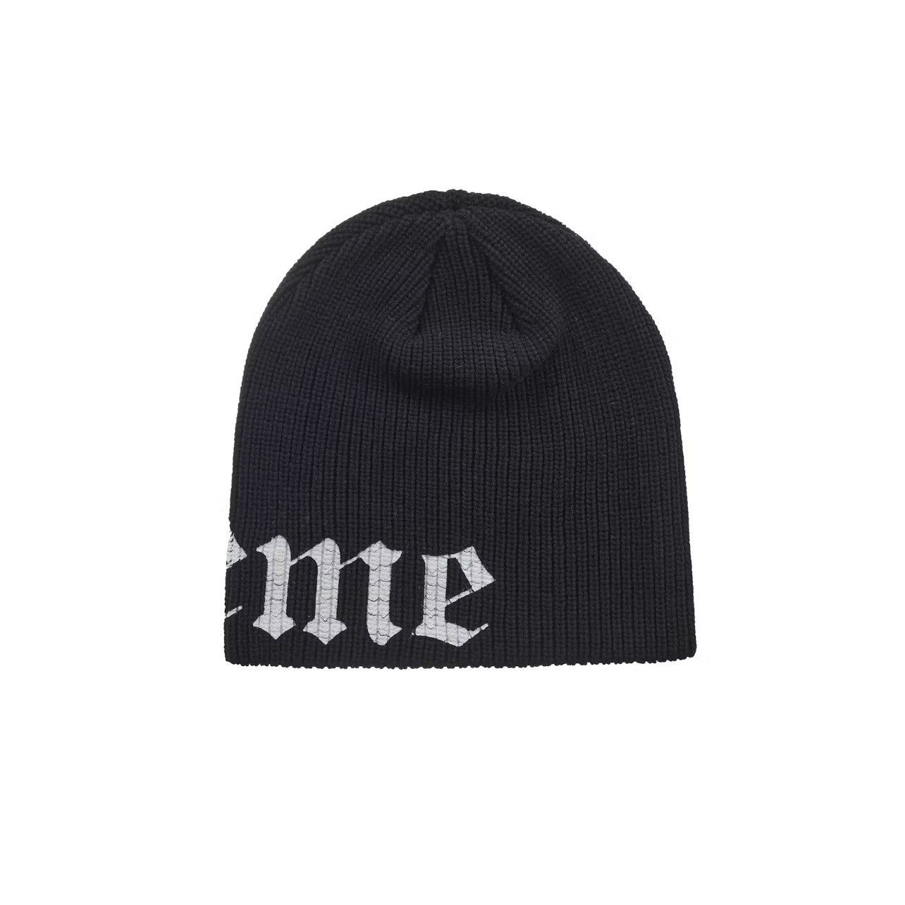 Supreme Supreme Old English Printed Beanie SS26 Black Size ONE SIZE - 2 Thumbnail