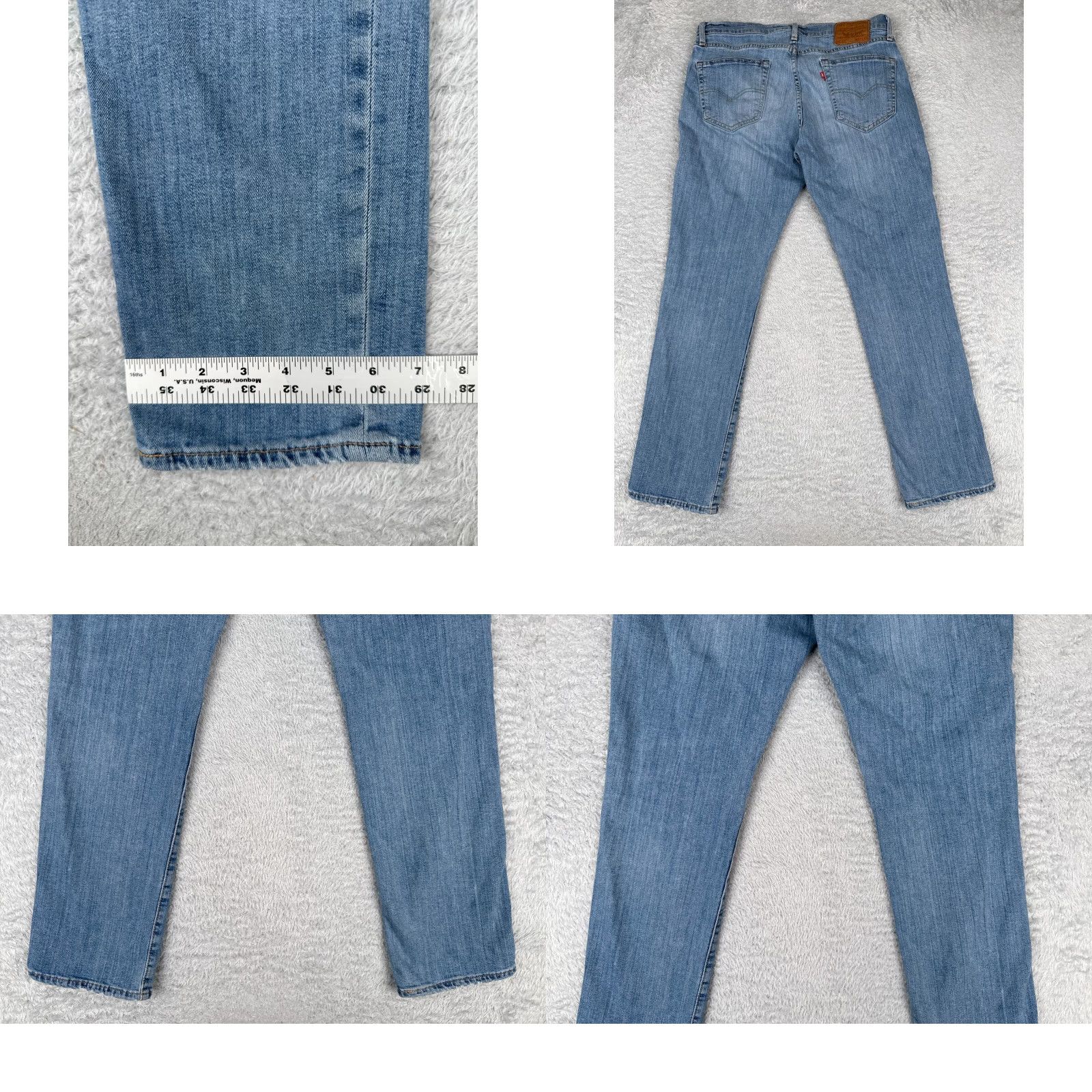 Levi's Levi's Jeans Adult 34 Blue Denim 511 Cotton Blend Regular 5-Pocket Design Vintage No Size US 34 / EU 50 - 10 Thumbnail