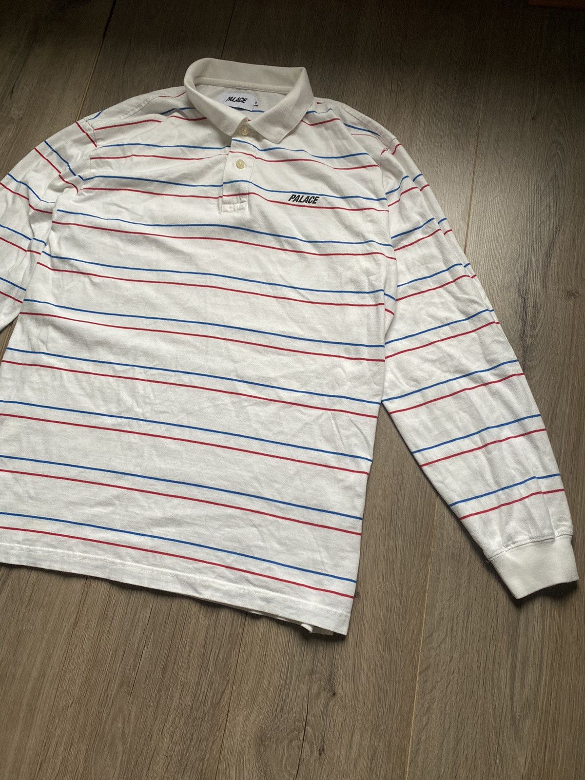 Palace Palace Underline Longsleeve Polo Size US M / EU 48-50 / 2 - 2 Thumbnail