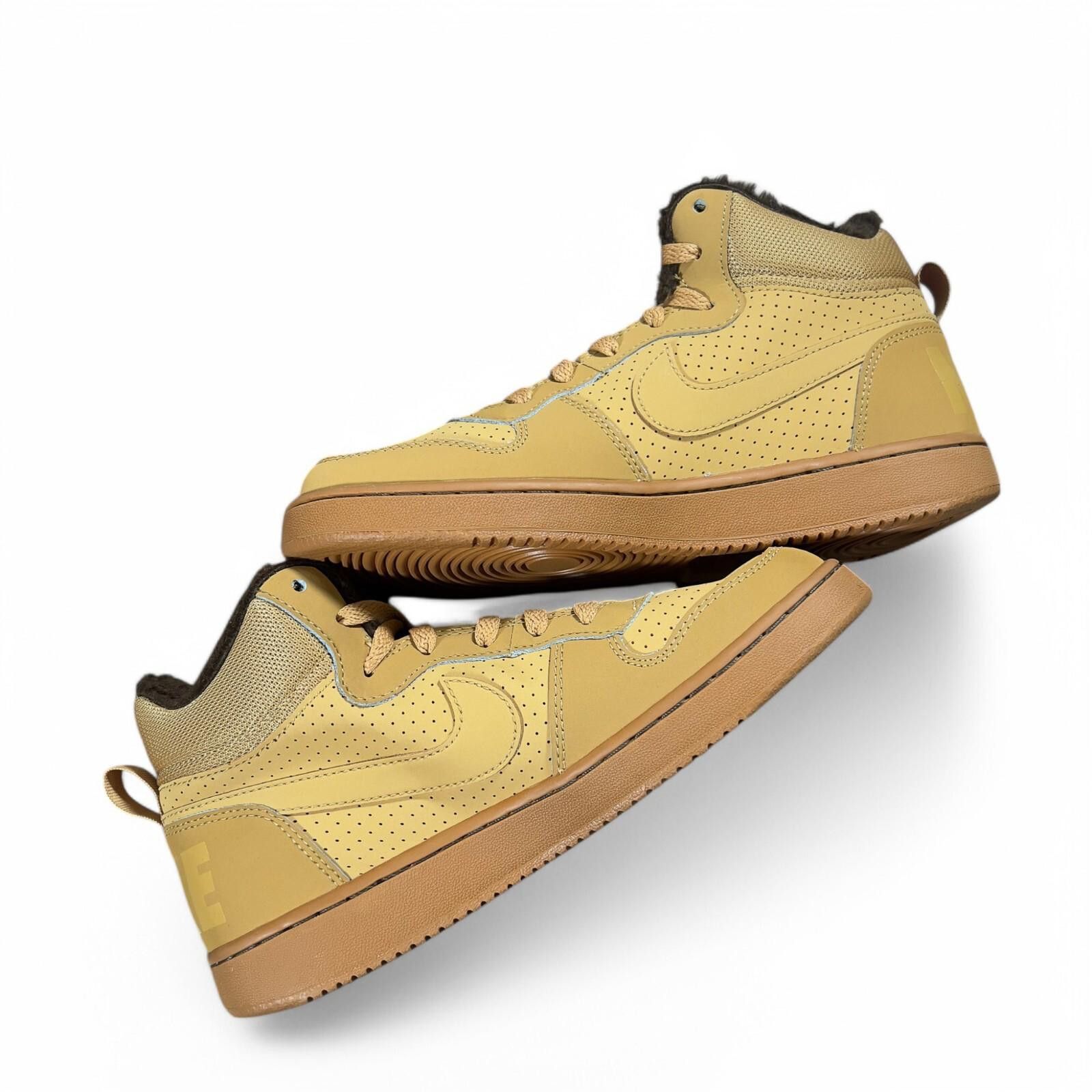 Nike 💥 Nike Court Borough Mid WNTR GS Haystack Trainers UK 5 Size US 5.5 / EU 38 - 8 Thumbnail
