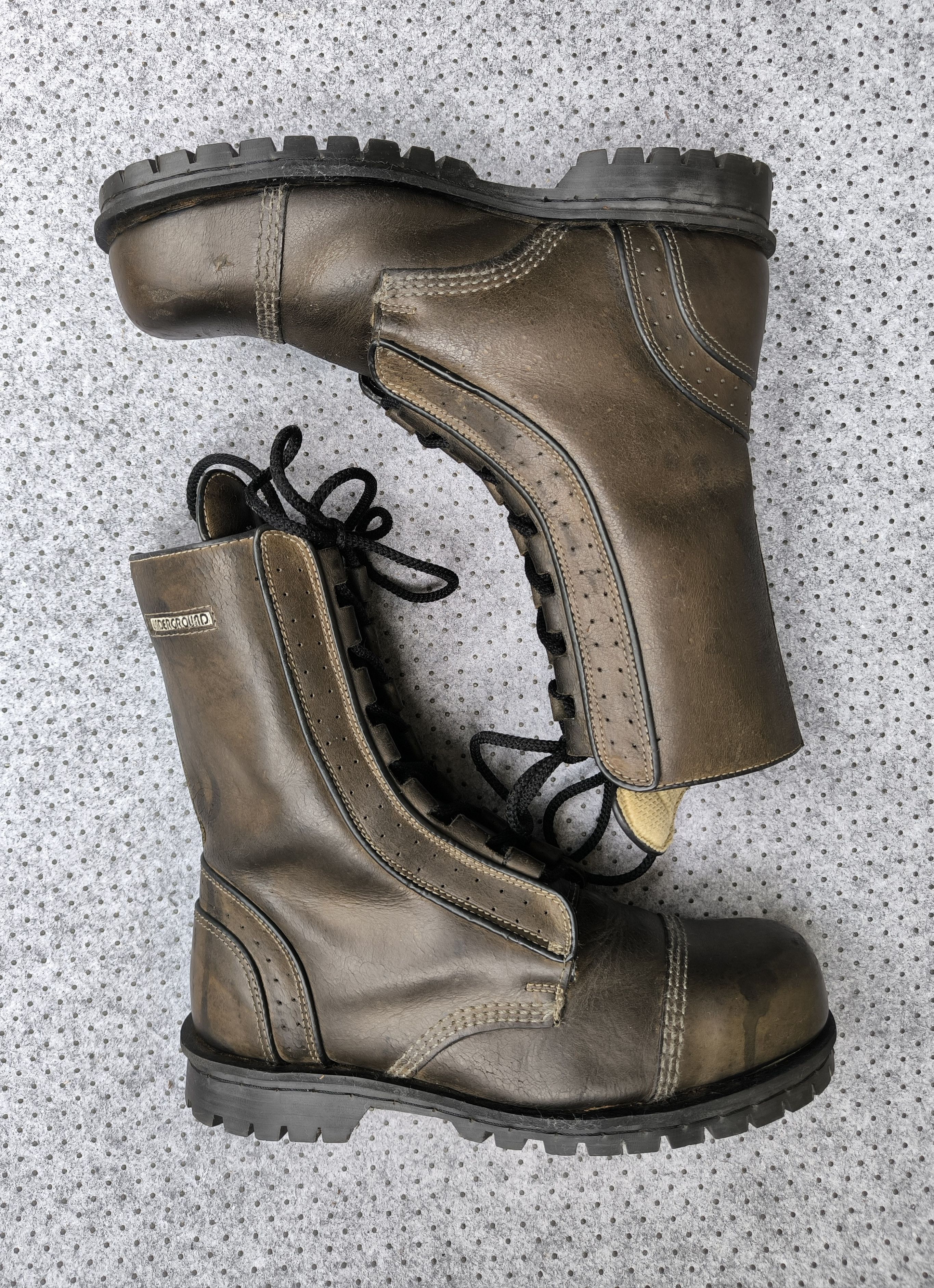 Vintage Vtg UNDERGROUND England steel toe high boot Size US 10 / EU 43 - 1 Thumbnail