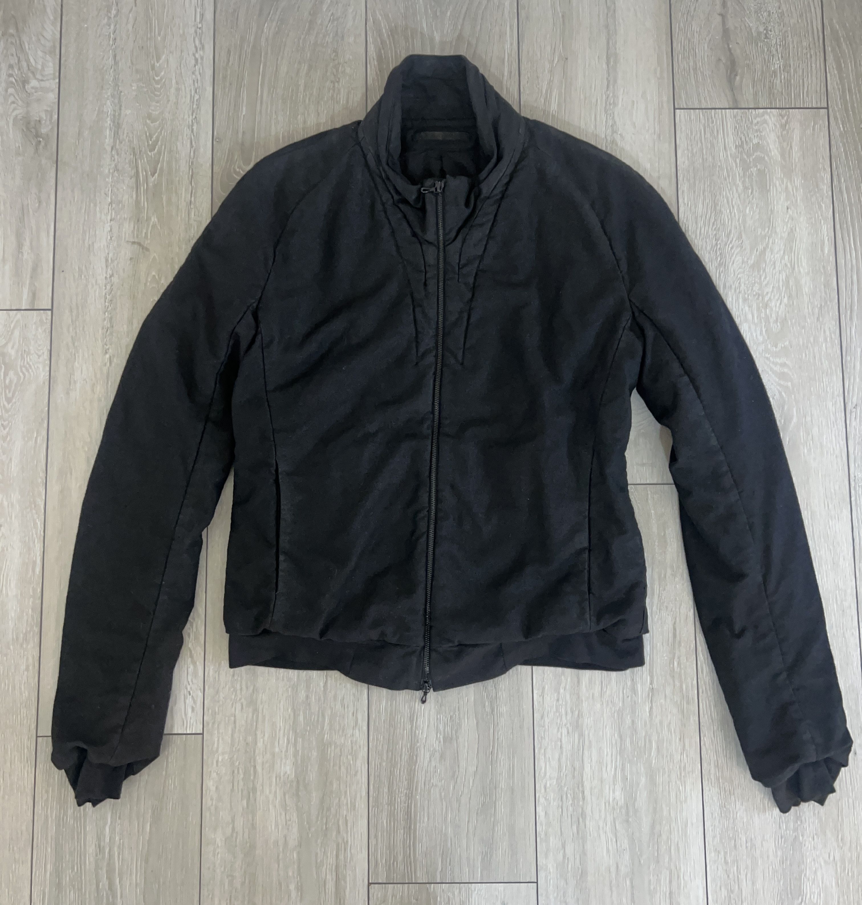 image of Julius Fw13 Padded High-Neck Jacket in Black, Men's (Size Medium)