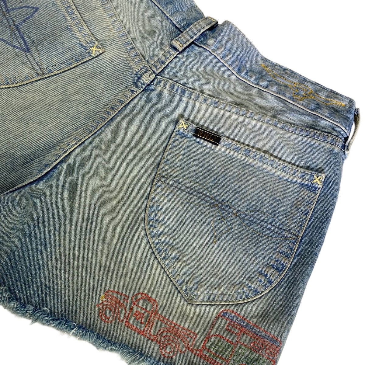 RRL Ralph Lauren × Ralph Lauren rrl ralph lauren western rodeo embroidered boy fit shorts Size 25" / US 0 / IT 36 - 7 Thumbnail