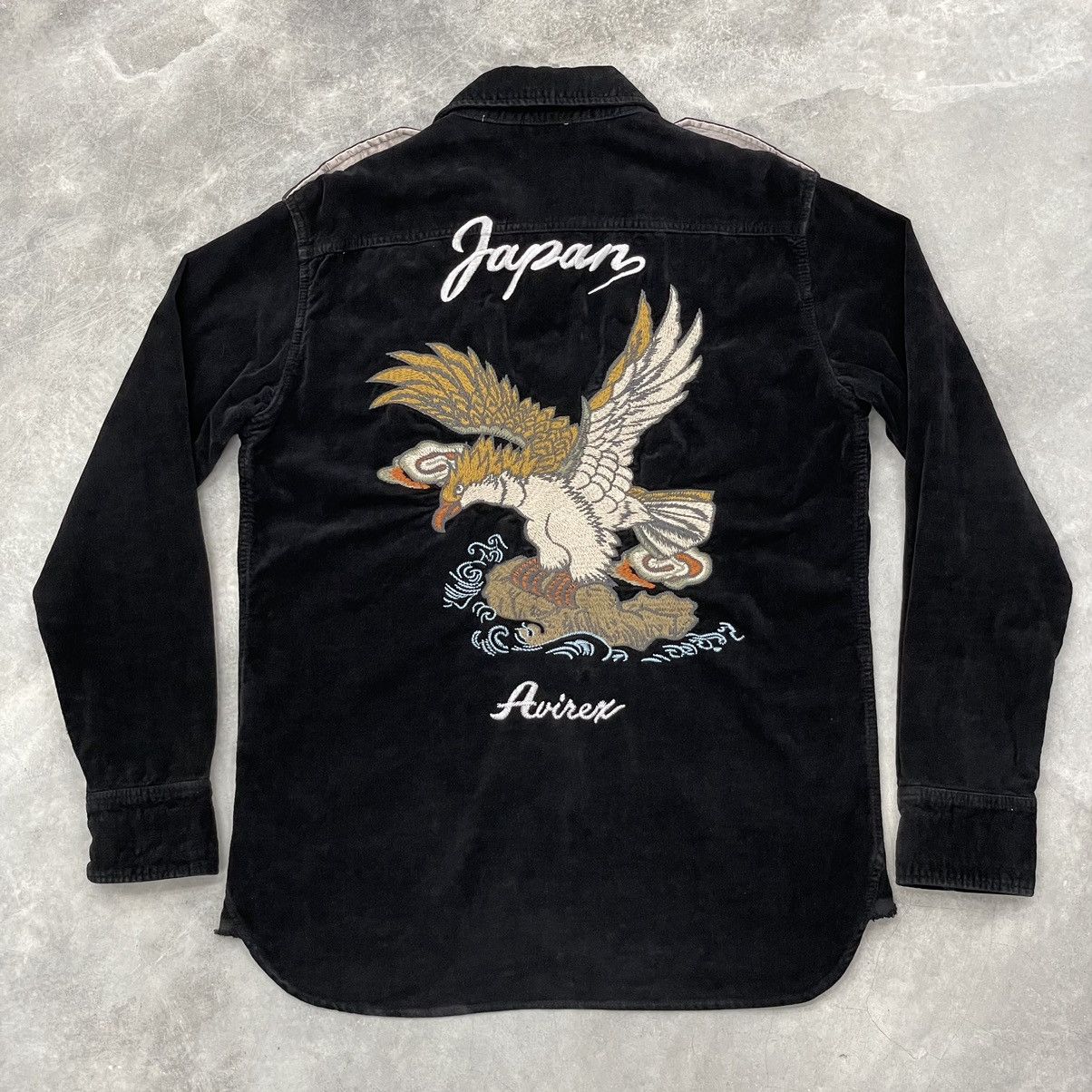 Avirex Avirex Sukajan Corduroy Button Jacket Rare Dragon Phoenix Size US L / EU 52-54 / 3 - 1 Thumbnail