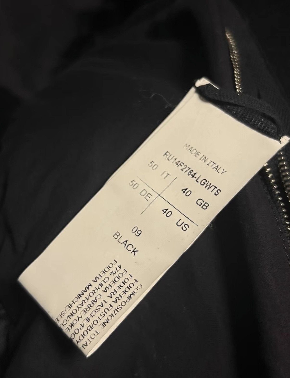 Rick Owens Rick Owens 14FW Mainline Shearling Biker Jacket Size US L / EU 52-54 / 3 - 7 Thumbnail