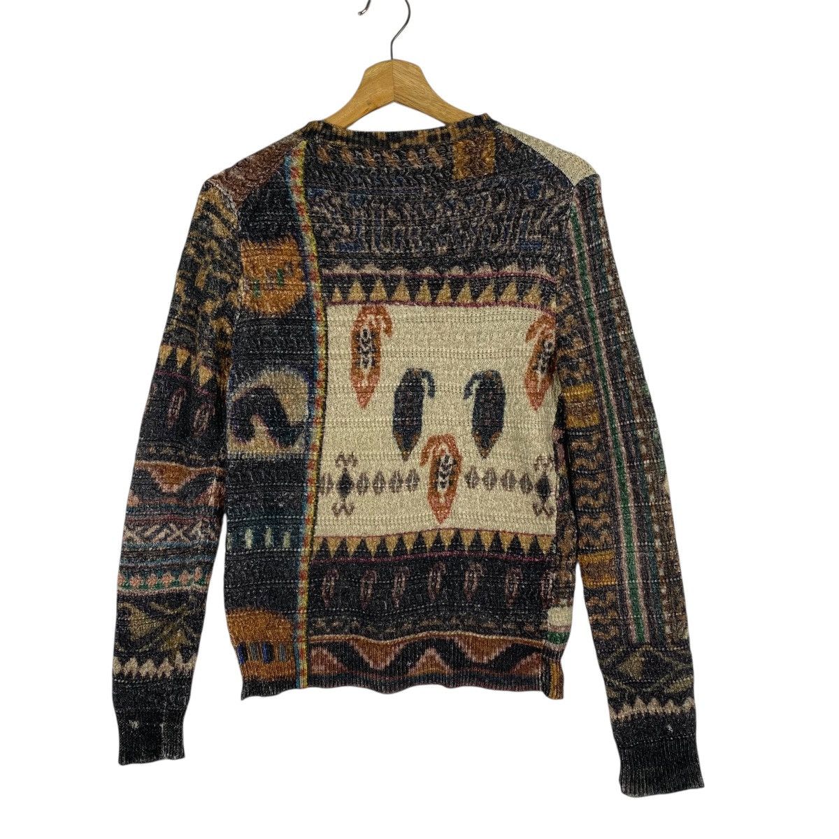 Etro Etro Multicolor Geometric and Animal Print Sweater Knit Size M / US 6-8 / IT 42-44 - 14 Thumbnail
