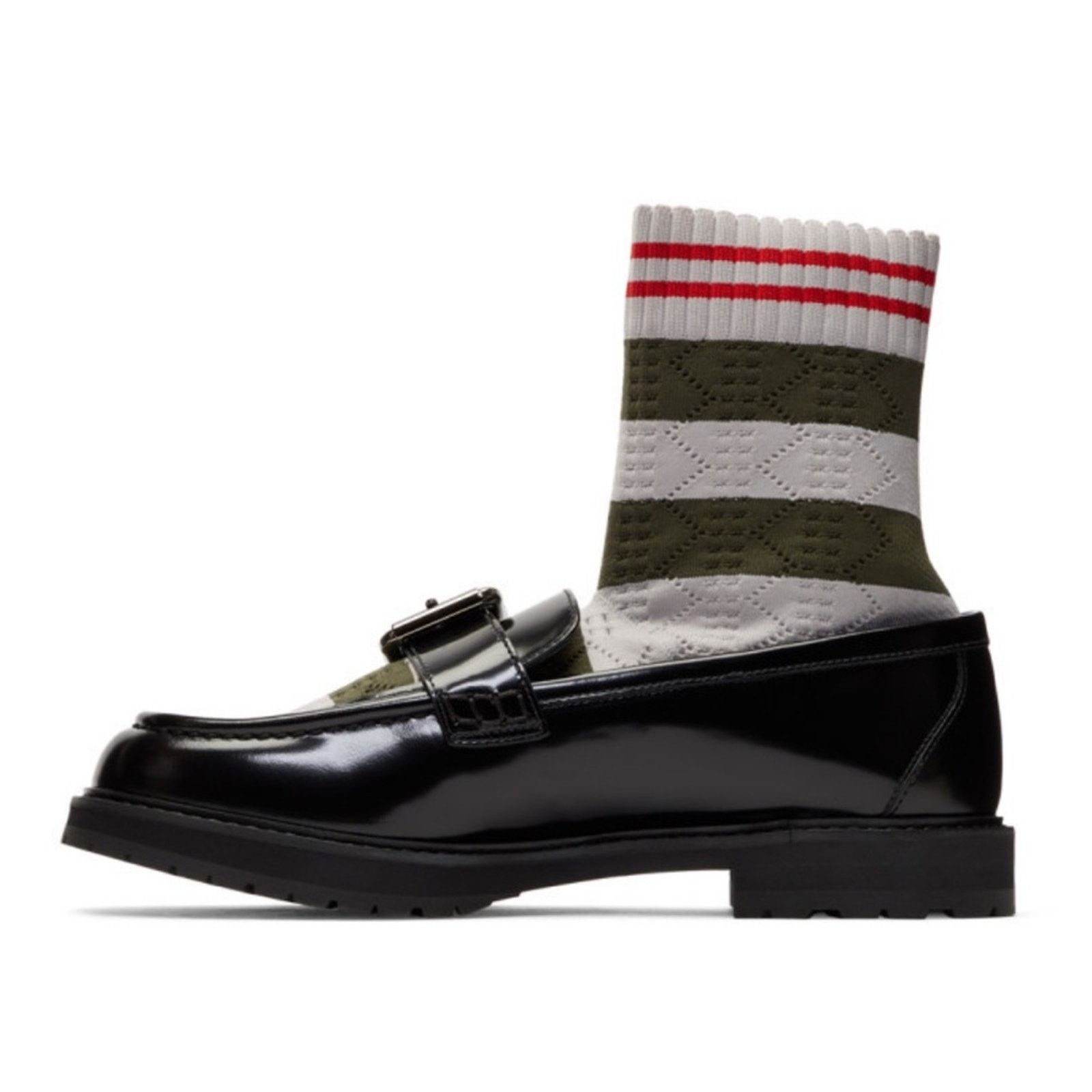 Fendi NWOB Fendi Black Scuba Sock Loafers SZ.39 Size US 9 / IT 39 - 1 Thumbnail