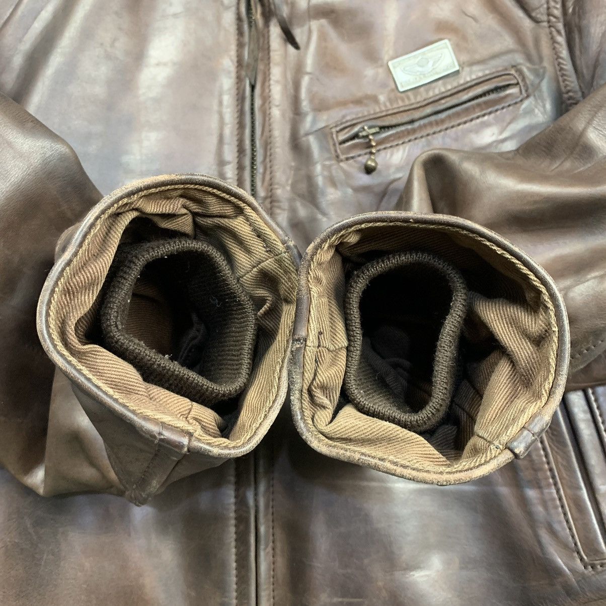 Aero Leathers × Kadoya × Vintage Vintage Aero leather single riders leather jacket Size US XS / EU 42 / 0 - 9 Thumbnail