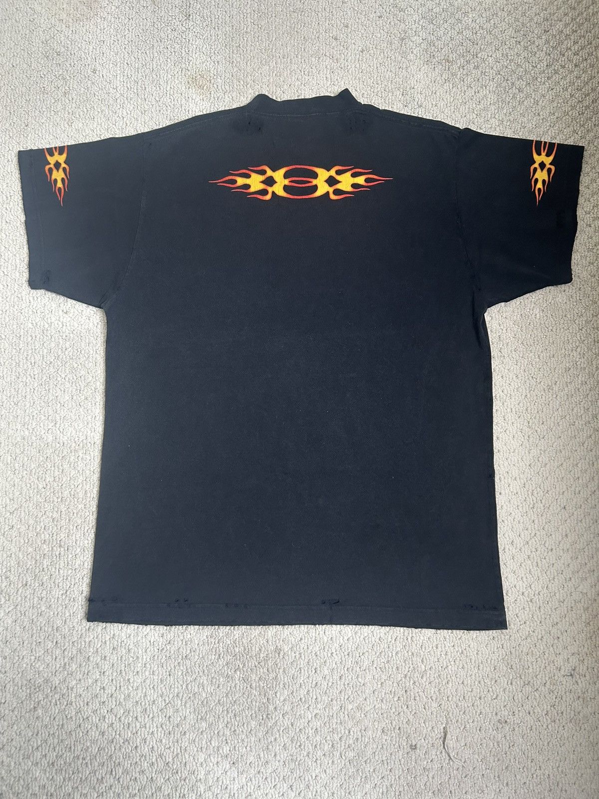 Balenciaga Burning Unity T-Shirt Black + Oversized Size US S / EU 44-46 / 1 - 2 Thumbnail