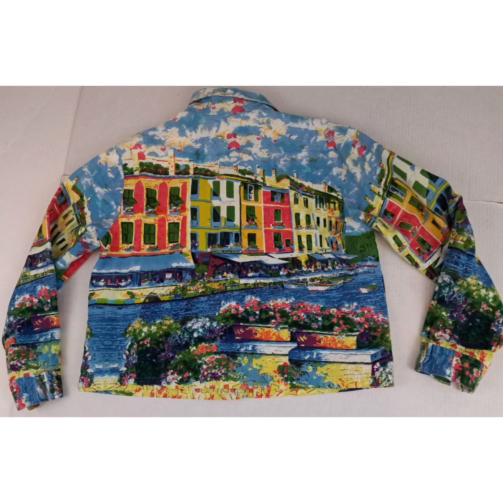 Vintage Vintage Artscape Venice Italy - Front & Back Print Shirt - Large Size LG Size L / US 10 / IT 46 - 5 Thumbnail