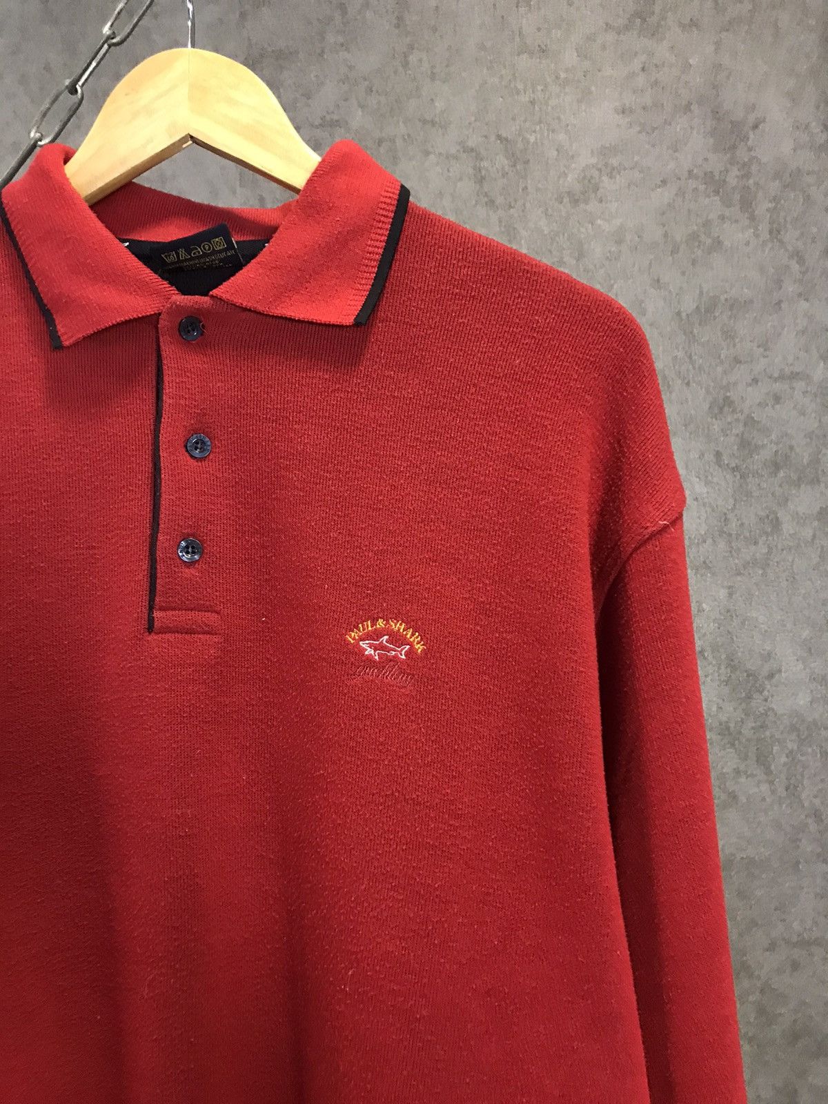 Paul & Shark Paul & Shark vintage designer polo sweatshirt Size US XL / EU 56 / 4 - 2 Thumbnail