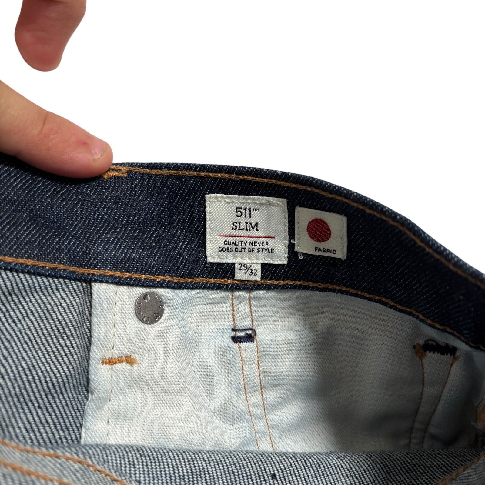 Levi's Made & Crafted Levi's 511 Slim Made & Crafted Japanese Selvedge Denim Jeans Size US 29 - 5 Thumbnail