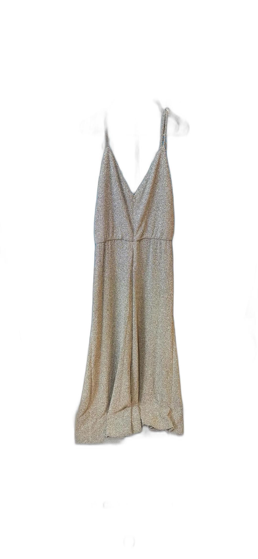 Calvin Klein Calvin Klein Women's Silver Sparkle Maxi Dress, Size 14 Size XL / US 12-14 / IT 48-50 - 4 Thumbnail