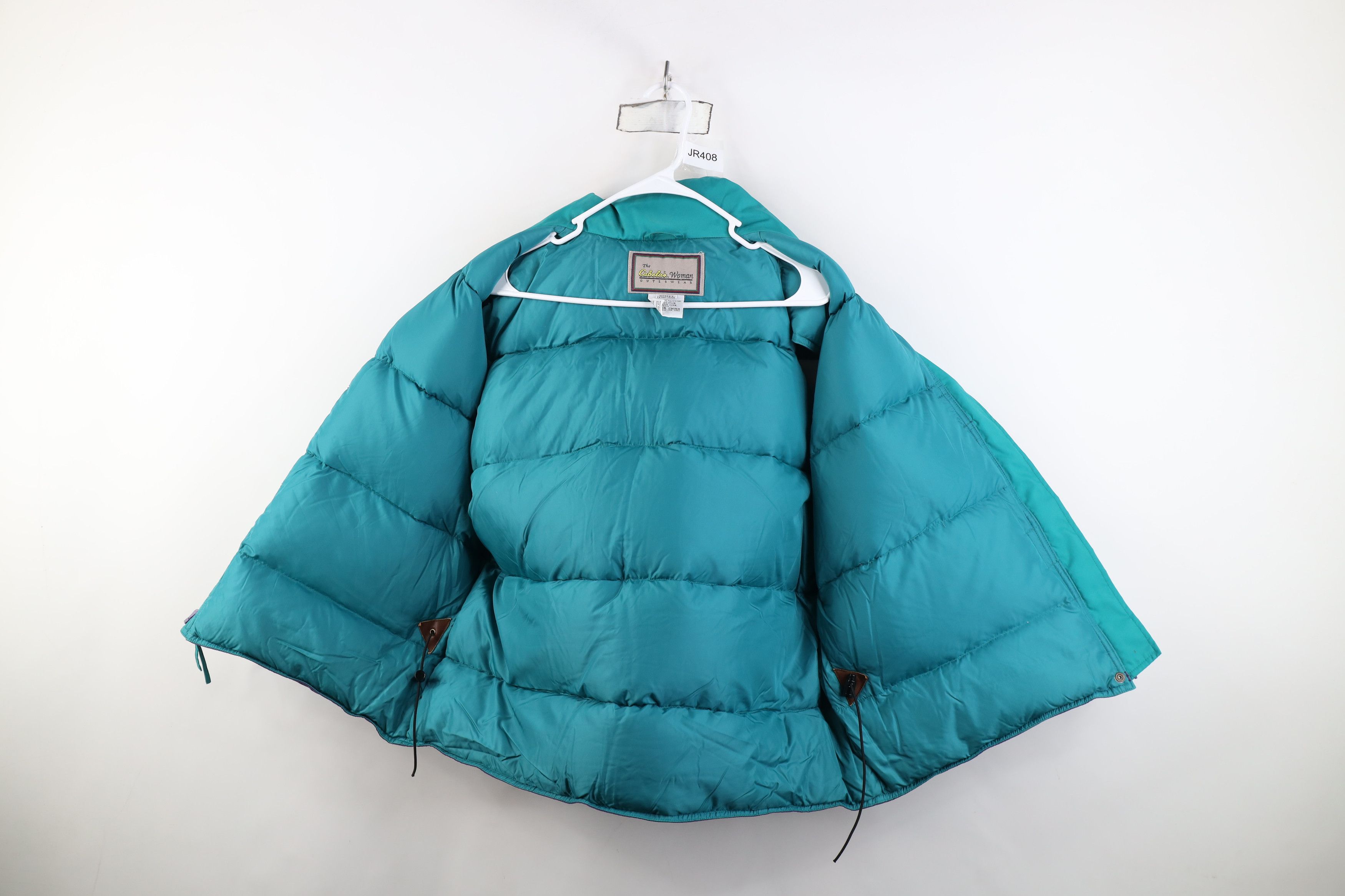 Cabelas Vintage 90s Cabelas Duck Down Puffer Vest Jacket Purple Size XL / US 12-14 / IT 48-50 - 9 Thumbnail