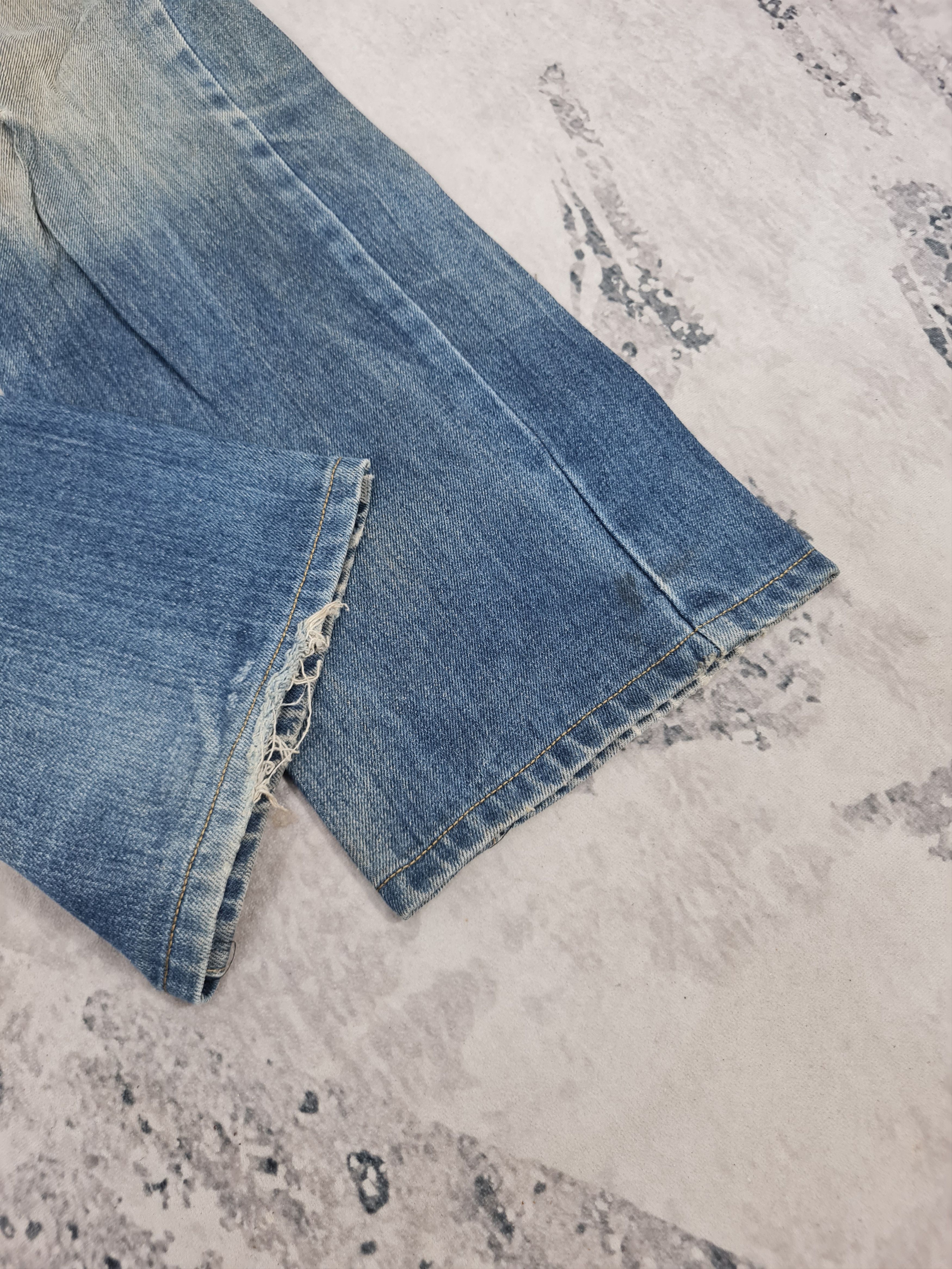 Levi's Vintage Clothing LEVIS 530 Distressed Stone Wash Cropped L0373 Size 28X27 Size US 28 / EU 44 - 3 Thumbnail