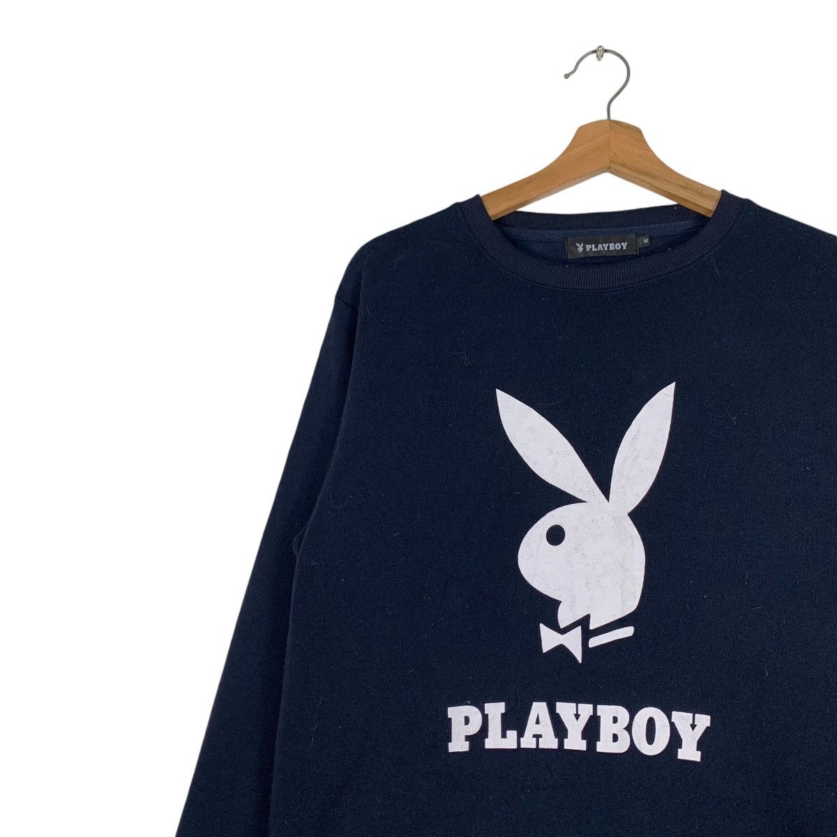 Japanese Brand PLAYBOY Big Logo Crewneck Sweatshirt Pullover #1299-C58 Size US M / EU 48-50 / 2 - 6 Thumbnail