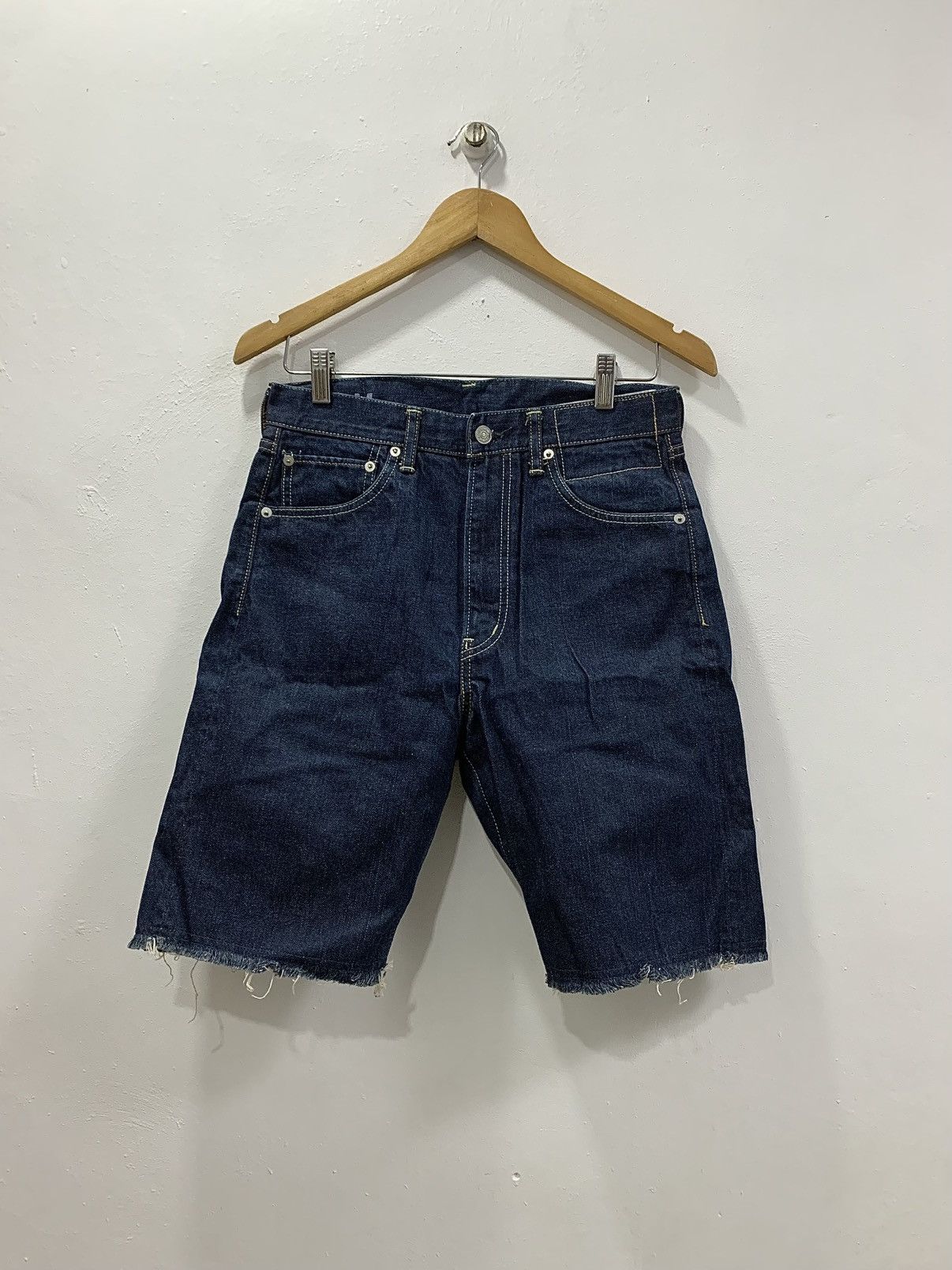 Visvim VISVIM SS18 SOCIAL SCULPTURE INDIGO BLUE - DENIM SHORTS Size US 30 / EU 46 - 5 Thumbnail