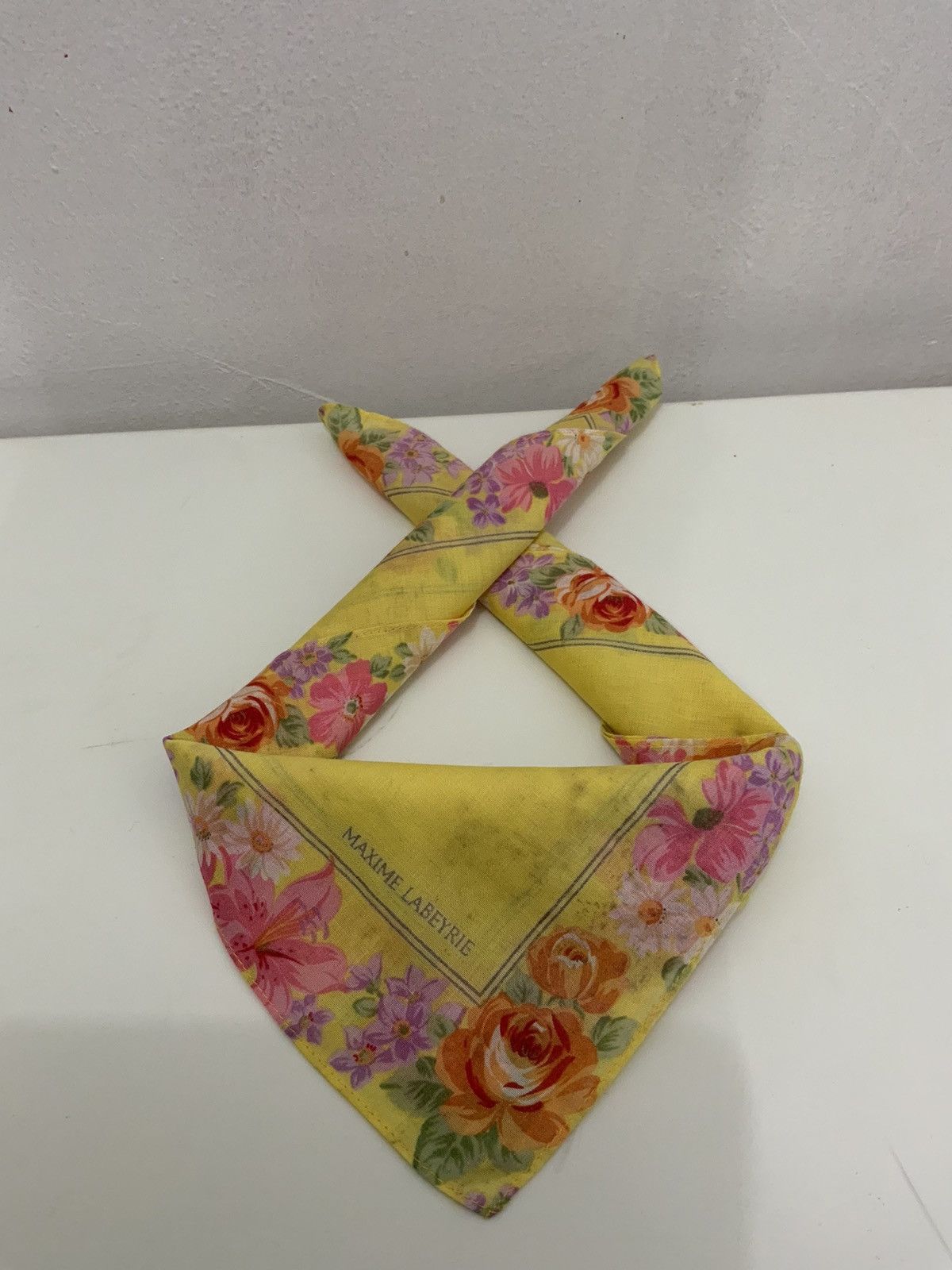 Japanese Brand Maxime Labeyrie Handkerchief Bandana Size ONE SIZE - 1 Thumbnail