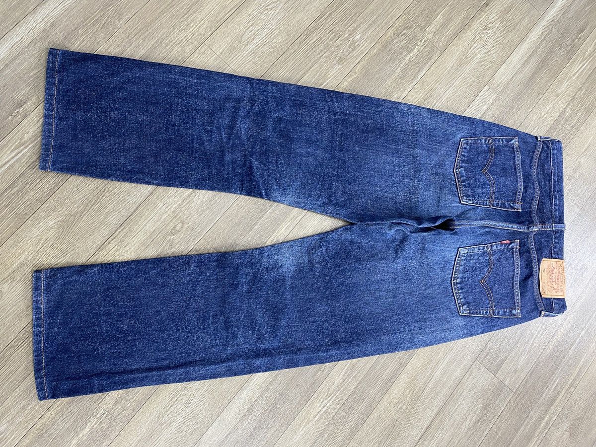 Levi's Vintage Levis 502XX 30x36 Selvedge Straight Fit Blue Jeans Size US 30 / EU 46 - 16 Thumbnail