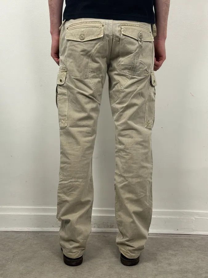 Armani 2000s Armani Khaki Cargo Belted Pants Size US 32 / EU 48 - 4 Thumbnail