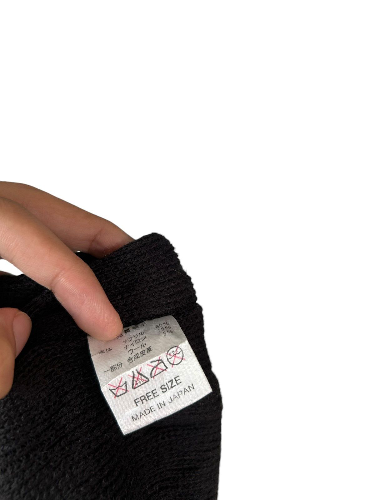 Japanese Brand × Kapital × Vintage Made in Japan Punk Bondage Style big Beanie Hats 🎌☠️🎌🎌☠️ Size ONE SIZE - 8 Thumbnail