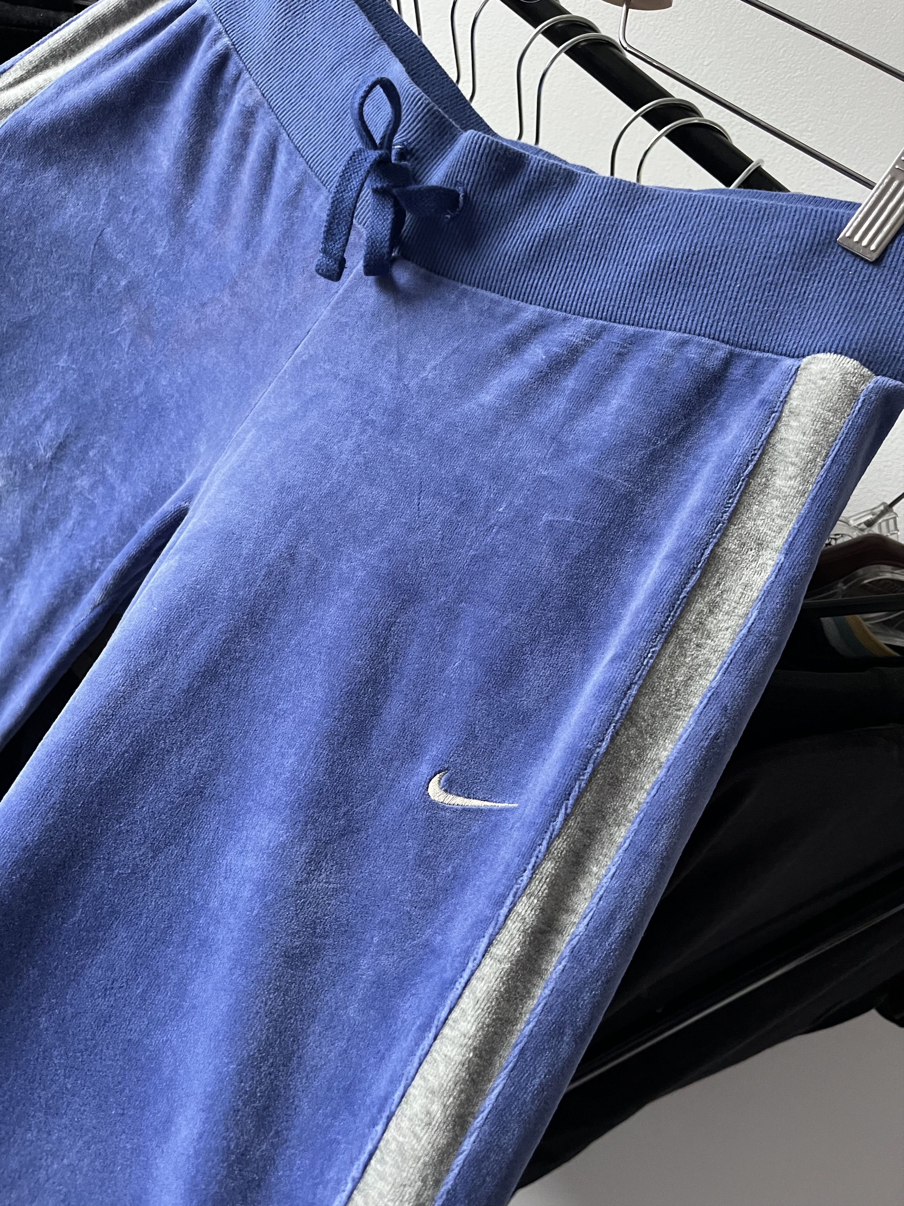 Nike Nike pants velvet navy grey relaxed Size 36" / US 14 / IT 50 - 3 Thumbnail