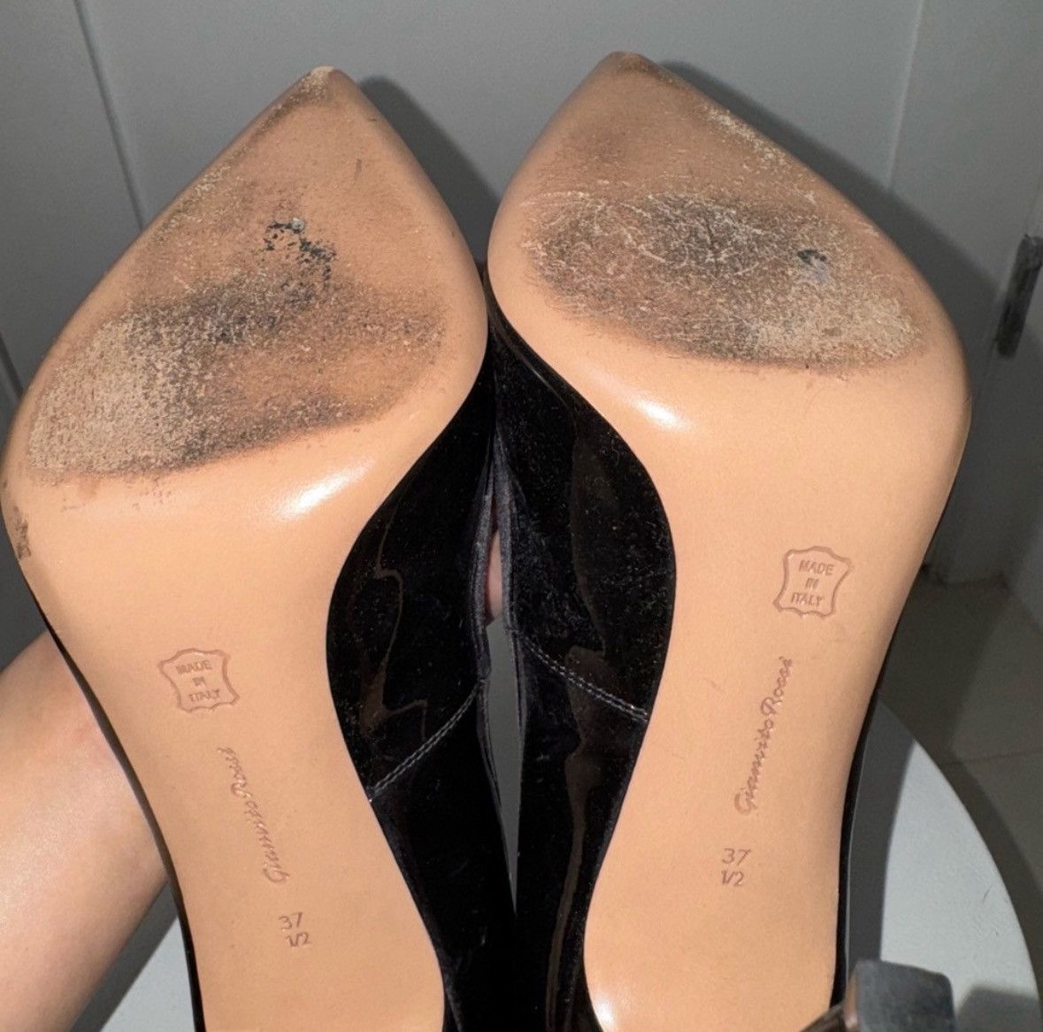 Gianvito Rossi Gianvito Rossi Tuxedo 100mm Leather Pumps/7.5 Size US 7.5 / IT 37.5 - 7 Thumbnail