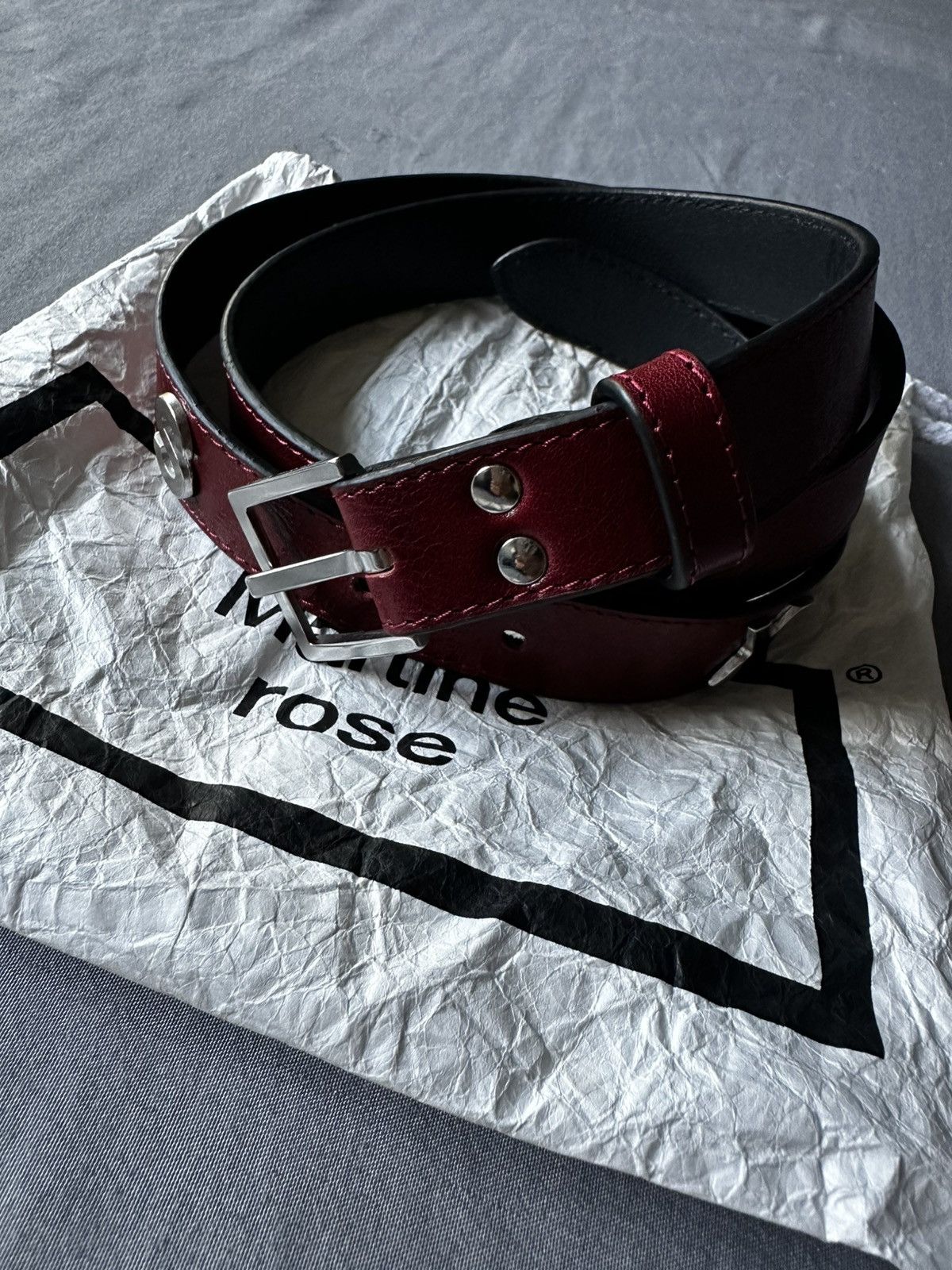 Martine Rose Martine Rose Cheetah “sex” Belt | Grailed