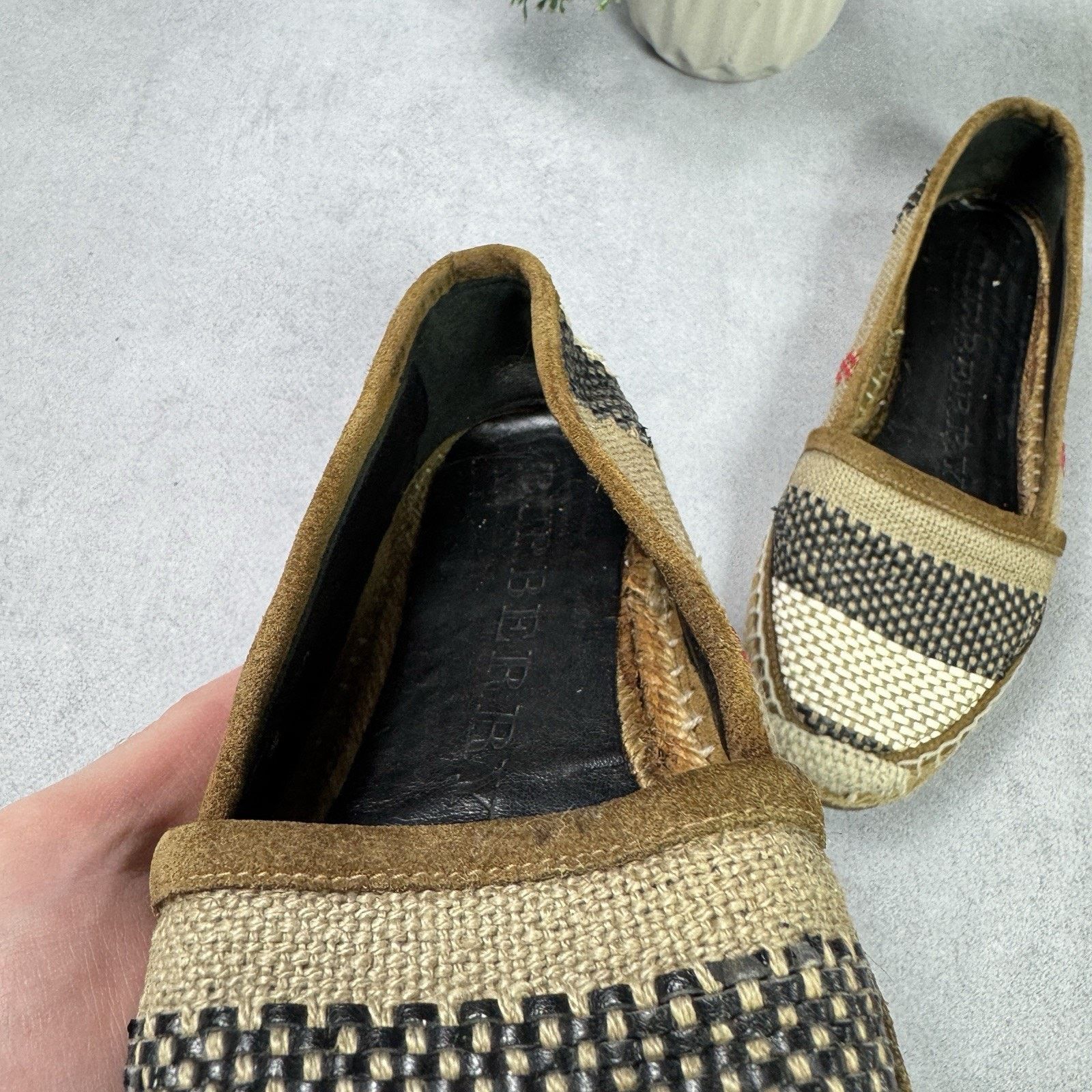 Burberry Burberry Espadrille Womens Check Size 35 US 5 Size US 5 / IT 35 - 13 Thumbnail