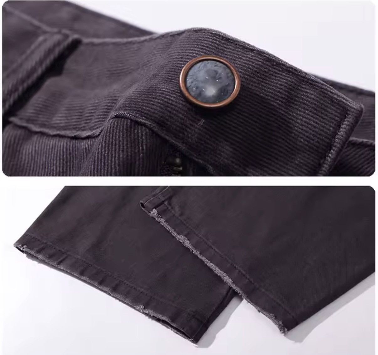 Jean Casual Wide Leg Purple Streetwear Baggy Jeans Size US 34 / EU 50 - 6 Thumbnail