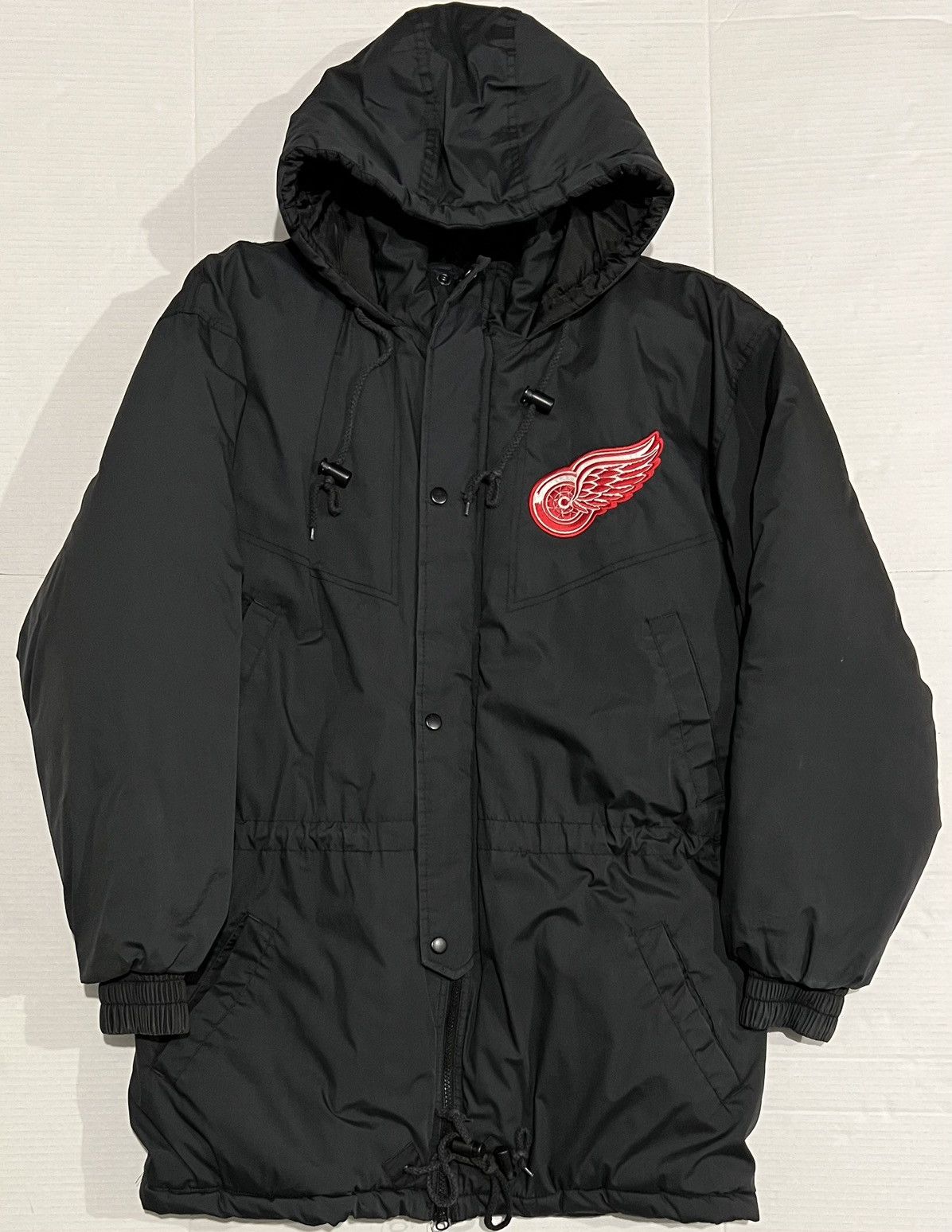 Vintage Vintage Detroit Red Wings Fans Gear M Long Jacket Coat Parka Size US M / EU 48-50 / 2 - 1 Thumbnail