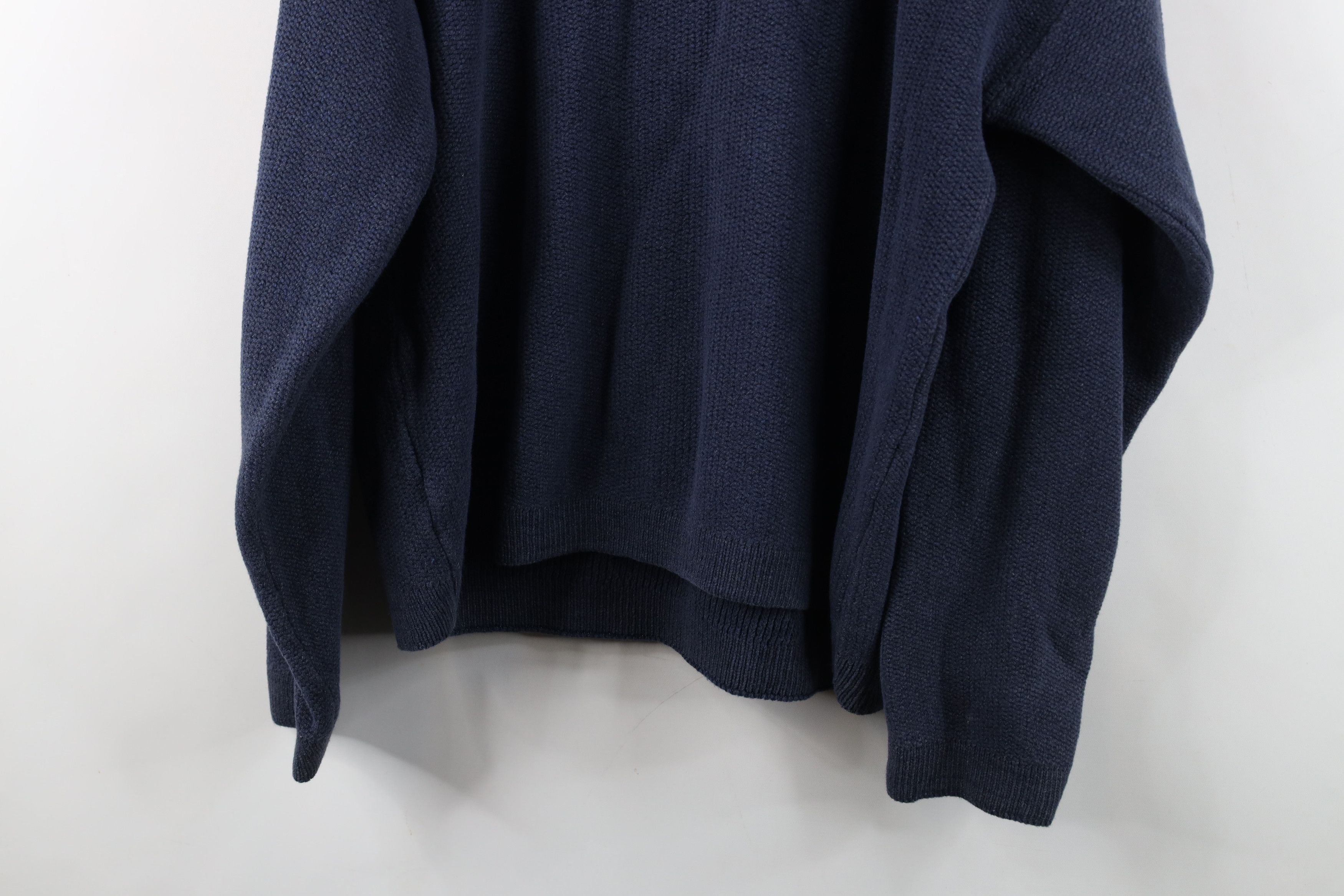Vintage Vintage 90s Streetwear Tight Weave Knit Henley Sweater USA Size US L / EU 52-54 / 3 - 12 Thumbnail