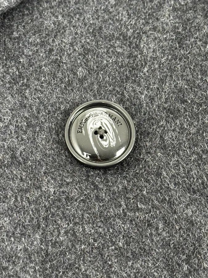 Emporio Armani SS2020 Emporio Armani Grey Wool Classy Officer Duffle Coat Size US M / EU 48-50 / 2 - 9 Thumbnail