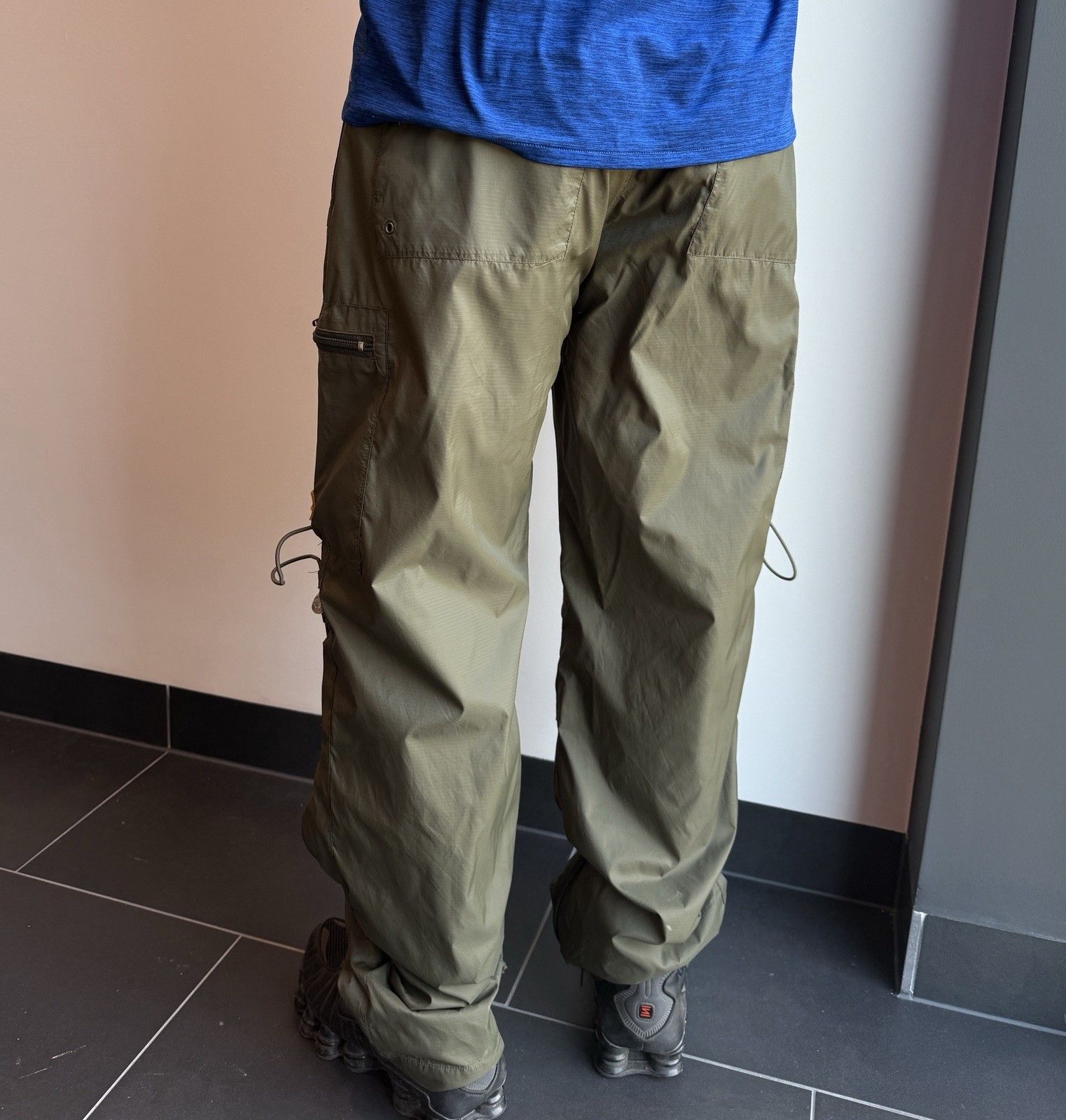 Oakley Vintage 2000s Oakley Software Mens Pants Nylon Pockets Size US 30 / EU 46 - 6 Thumbnail